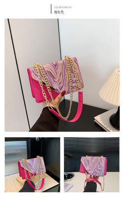 Tas vrouwen nieuwe mode kleine vierkante tas groothandel niche eenvoudige retro quicksand alles enkel schouder crossbody cha