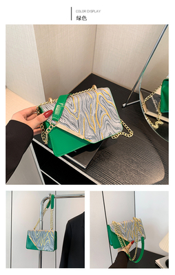 Tas vrouwen nieuwe mode kleine vierkante tas groothandel niche eenvoudige retro quicksand alles enkel schouder crossbody cha
