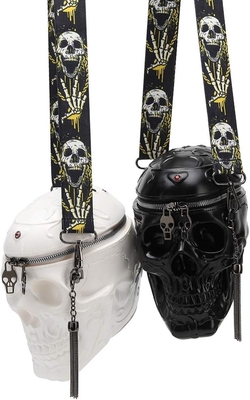Skull handtassen voor vrouwen schoudertas,skull crossbody tas gotische tas handtassen feest cadeau