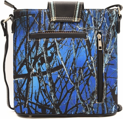 Camouflage Rhinestone Kruis Pistool Buckle Western Crossbody Handtassen Cowgirl Country Geplakte Handtas Vrouwen Single Shoulder