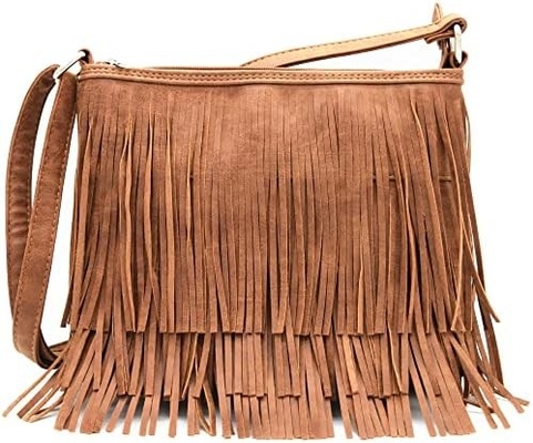 WESTERN COWGIRL mode stijl lederen fringe crossbody handtassen vrouwen portemonnee land alledaagse schoudertas