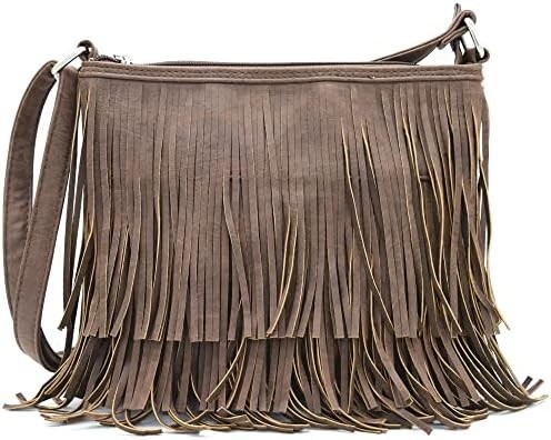 WESTERN COWGIRL mode stijl lederen fringe crossbody handtassen vrouwen portemonnee land alledaagse schoudertas