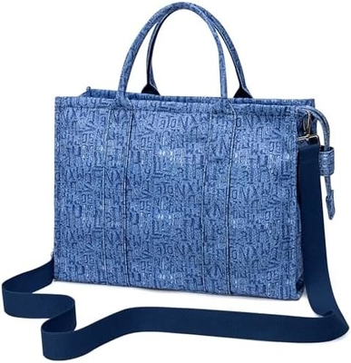 Canvas TOTE BAG VIR VROUWEN mode handtassen schoudertas met rits kruislichaam tas voor werkreis