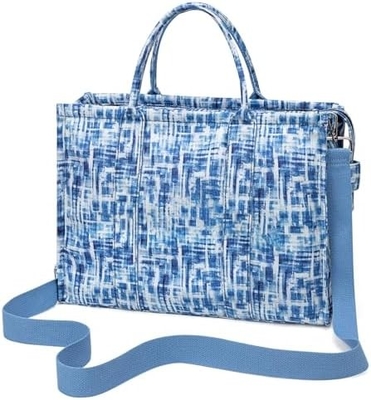 Canvas TOTE BAG VIR VROUWEN mode handtassen schoudertas met rits kruislichaam tas voor werkreis