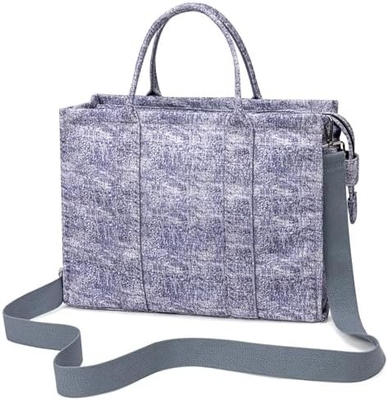Canvas TOTE BAG VIR VROUWEN mode handtassen schoudertas met rits kruislichaam tas voor werkreis