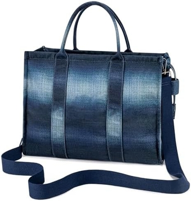 Canvas TOTE BAG VIR VROUWEN mode handtassen schoudertas met rits kruislichaam tas voor werkreis