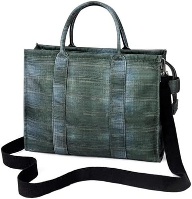 Canvas TOTE BAG VIR VROUWEN mode handtassen schoudertas met rits kruislichaam tas voor werkreis