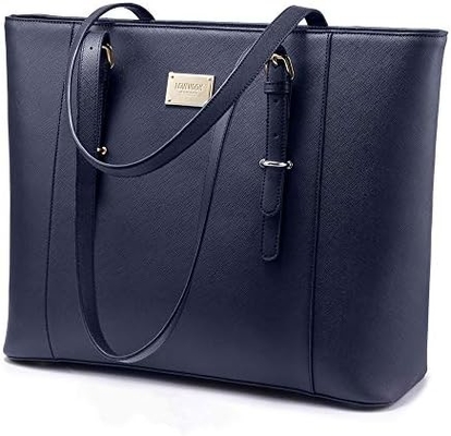 Lovevook laptopzak voor vrouwen, gestructureerde leer computerzak, professionele werktas, leraar/advocaat keuze,