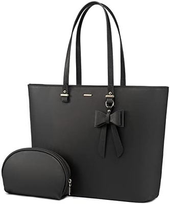 Lovevook laptopzak voor vrouwen, gestructureerde leer computerzak, professionele werktas, leraar/advocaat keuze,