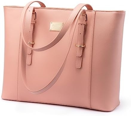 Lovevook laptopzak voor vrouwen, gestructureerde leer computerzak, professionele werktas, leraar/advocaat keuze,