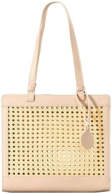 Straw beach bag voor vrouwen ZOMER Woven RATTAN TOTE BAG Straw bags en handtassen voor de vakantie met hanger