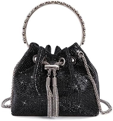 Bling Crystal Rhinestone Handtas voor vrouwen Sparkly Clutch Handtas Crossbody Tas voor avond huwelijksfeest bal