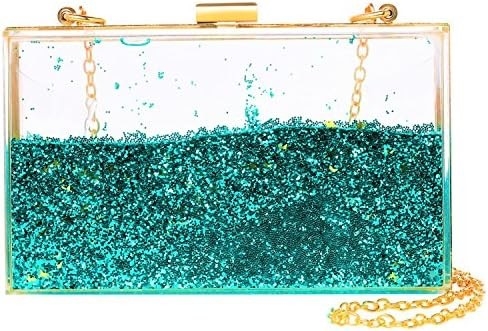 JeVenis magische doorzichtige sequins koppeling tas avond handtas voor feest bal bruid