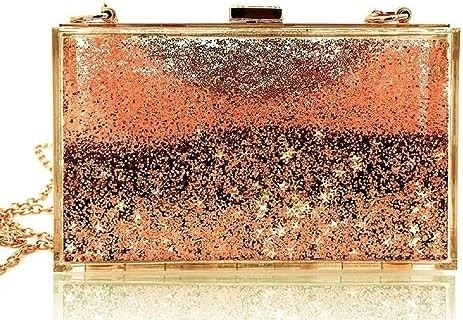JeVenis magische doorzichtige sequins koppeling tas avond handtas voor feest bal bruid