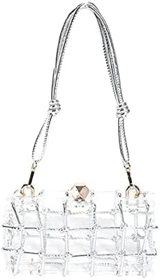 Duidelijke Acrylische Tas Rhinestone Acrylische Clutch Kristallen Avondtassen Voor Vrouwen Glitter Handtas Voor Bruiloft Cocktail Party