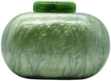 Acrylische avondtas voor vrouwen Schelpvorm Schouder Crossbody Tas Glitter Marmeren Handtas