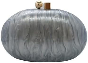 Acrylische avondtas voor vrouwen Schelpvorm Schouder Crossbody Tas Glitter Marmeren Handtas