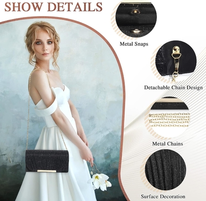 UBAYMAX VAN DE AVONTENBAG Grijptassen VROUWEN LADY GIRL handtassen crossbody tas trouwtas voor prom feest trouw