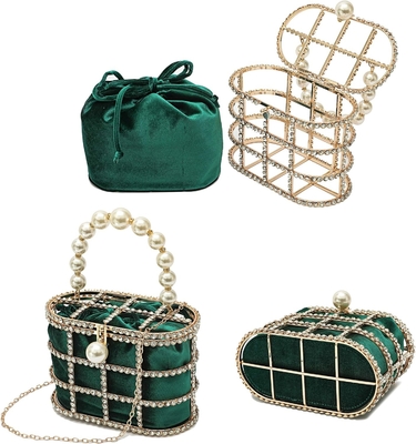 's Avonds handtas vrouwen handtassen met pareldiamanten voor trouwfeest verjaardagsfeest diner accessoires