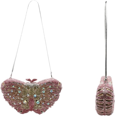Vrouwen'S ELEGANTE VLOEPELS RINESTONE Avondtassen LUXURIE CRYSTAL CLUTCH bruiloftsfeest cocktail handtas