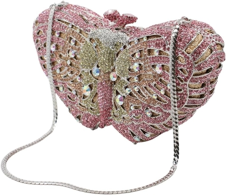 Vrouwen'S ELEGANTE VLOEPELS RINESTONE Avondtassen LUXURIE CRYSTAL CLUTCH bruiloftsfeest cocktail handtas