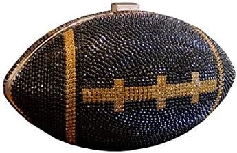 Vrouwen basketbal in de vorm van een kruis body bag strass ronde bal kristallen avond tas grip handtas voor bruiloft