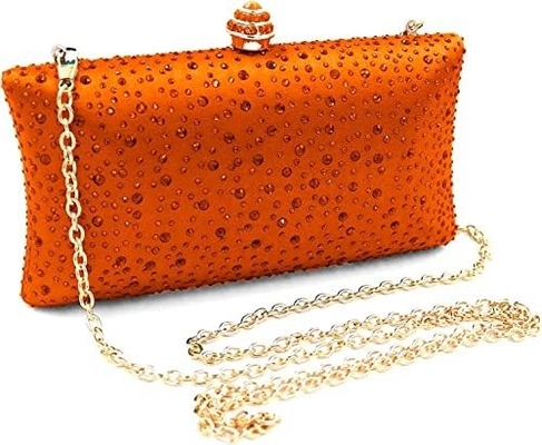 Vrouwen avondtas Glanzend steen bruiloft avondfeest koppel Handtas Handtas Ketting Schouder Crossbody Tas