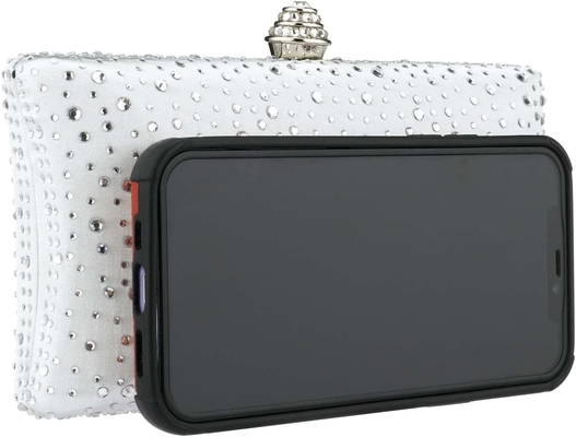 Vrouwen avondtas Glanzend steen bruiloft avondfeest koppel Handtas Handtas Ketting Schouder Crossbody Tas