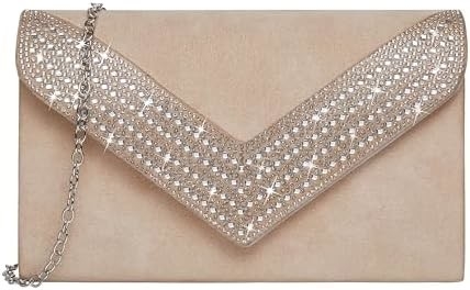 Clutch handtas voor vrouwen strass bling avondtassen handtassen voor trouwfeest prom valse zweet envelop schoudertas