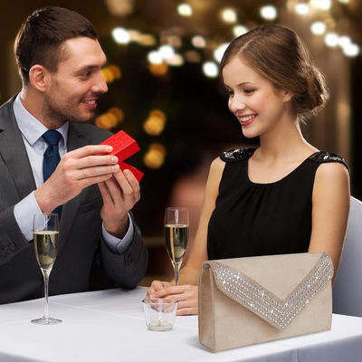 Clutch handtas voor vrouwen strass bling avondtassen handtassen voor trouwfeest prom valse zweet envelop schoudertas