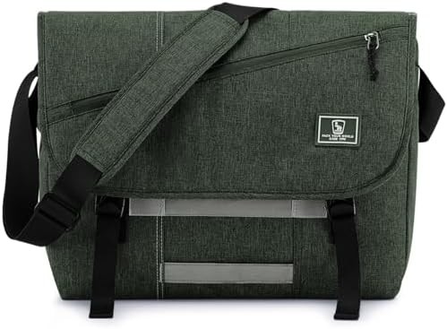 OIWAS Messenger Bag voor mannen, 15,6 inch Laptop Crossbody Bags Vrouwen Casual Sackel Schoudertas College Travel Office