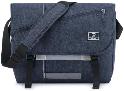 OIWAS Messenger Bag voor mannen, 15,6 inch Laptop Crossbody Bags Vrouwen Casual Sackel Schoudertas College Travel Office