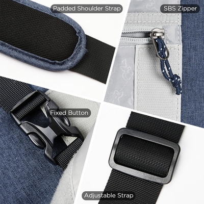 OIWAS Messenger Bag voor mannen, 15,6 inch Laptop Crossbody Bags Vrouwen Casual Sackel Schoudertas College Travel Office