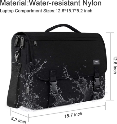 MESSENGER BAG VIR MANEN, VROUWEN BRIEFCASES lichtgewicht mannelijke laptop BAG 15,6 inch waterbestendig crossbody school