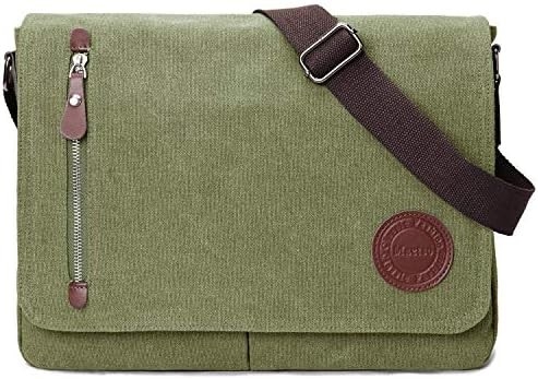 VINTAGE CANVAS SATCHEL MESSENGER BAG voor mannen Vrouwen,VIAGSCHULTERBAG 13,5&quot; LAPTOP BAG BOEKBAG