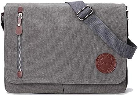 VINTAGE CANVAS SATCHEL MESSENGER BAG voor mannen Vrouwen,VIAGSCHULTERBAG 13,5&quot; LAPTOP BAG BOEKBAG