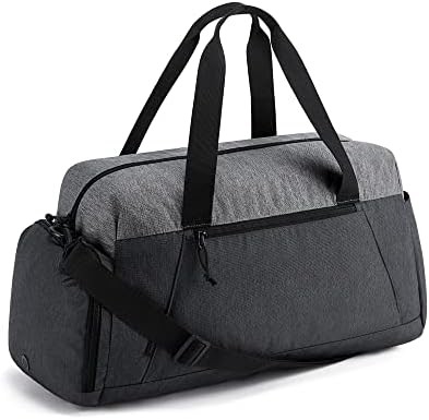 BAGSMART gymtassen voor mannen vrouwen, vouwbare reistas, lichtgewicht weekendtas met schoenencompartiment,