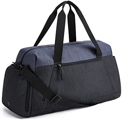 BAGSMART gymtassen voor mannen vrouwen, vouwbare reistas, lichtgewicht weekendtas met schoenencompartiment,