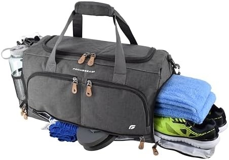 De ultieme gymzak 2.0: DE DURABLE CROWDSOURCE DESIGNED DUFFEL BAG met 10 optimale compartimenten inclusief waterbestendig