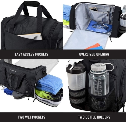 De ultieme gymzak 2.0: DE DURABLE CROWDSOURCE DESIGNED DUFFEL BAG met 10 optimale compartimenten inclusief waterbestendig