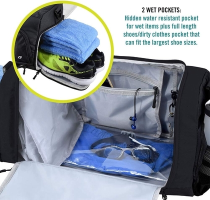 De ultieme gymzak 2.0: DE DURABLE CROWDSOURCE DESIGNED DUFFEL BAG met 10 optimale compartimenten inclusief waterbestendig