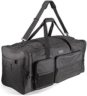 Fitdom 130L 36&quot; Heavy Duty Extra Large Sports Gym Equipment Reistas W/Verstelbare schouderband &amp; 7 compartimenten