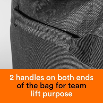 Fitdom 130L 36&quot; Heavy Duty Extra Large Sports Gym Equipment Reistas W/Verstelbare schouderband &amp; 7 compartimenten