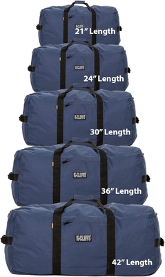 Zware vracht duffel grote sportversnelling trommel set uitrusting hardware reistas dakrak tas (36 &quot;x 17&quot; x 17&quot;, marine)