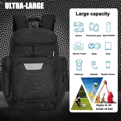 Basketbal rugzak grote sporttas, fitnesstas met balcompartiment en schoenencompartiment voor de winkel sport schoenen water