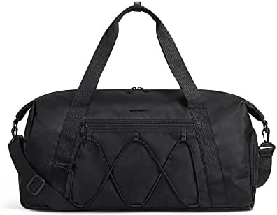 BAGSMART Gymtas met schoenencompartiment en natte zak, lichtgewicht sport reis duffeltas, C TO STORE SPORTSCHUITEN WATER