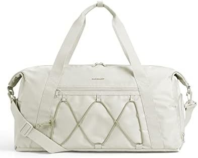 BAGSMART Gymtas met schoenencompartiment en natte zak, lichtgewicht sport reis duffeltas, C TO STORE SPORTSCHUITEN WATER