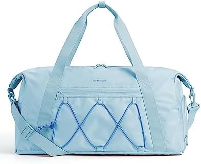 BAGSMART Gymtas met schoenencompartiment en natte zak, lichtgewicht sport reis duffeltas, C TO STORE SPORTSCHUITEN WATER