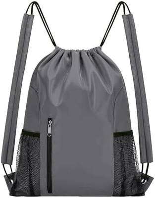BEEGREEN DRAWSTRING-BACK-GYM-BAG, GROTE SPORTSBAG, STRING RUCKBACK CINCH BAG voor mannen en vrouwen ROOD