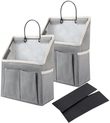 2 Pakket WAL HANGING BAG ORGANIZATOR KAST met zakken voor badkamer slaapkamer keuken slaapkamer essentieel RV opslag en